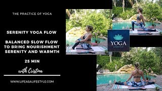 SERENITY Yoga Flow  Yoga for Anxiety Bring Warmth and Grounding to your practice 20 min [upl. by Marline]