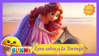 ¡Canta y Aprende con la Princesa Lyra 🌊🐢 Cuida las Playas y Animales Marinos  Canción de Princesas [upl. by Hayalat]