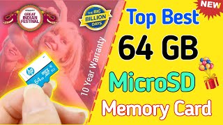 🔥This Diwali  ✅ Top 3 Best 64 GB MicroSD Memory Card in india  Best 64 GB SD Card  Best SD Card [upl. by Neleh]