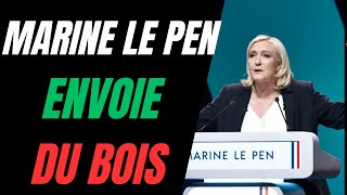 MARINE LE PEN ENVOIE DU BOIS ET HUMILIE LA GAUCHE ET LES MACRONISTES [upl. by Binni54]