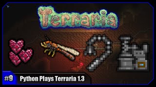 Python Plays Terraria  New Sturdy Fossils Grappling Hook  Terraria 13 PC Lets Play 9 [upl. by Jonna]