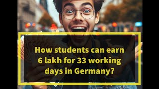 Student job in Germany  English speaking job in Germany  Parttime job in BerlinGermany [upl. by Silber]