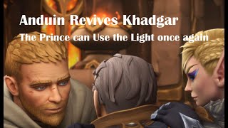 Anduin Revives Khadgar  Alleria leaves Turalyon WoW War Within Campaign  Cinematic [upl. by Imeaj]