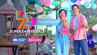 Lazada 77 Super Savers Sale from July 711 │Lazada Philippines [upl. by Zulema395]