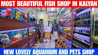 Most Beautiful Fish Shop In Kalyan  New Lovely Aquarium And Pets [upl. by Aara397]