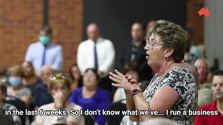 Tensions run high at Condobolin town meeting about youth crime  The Australian [upl. by Nichols]