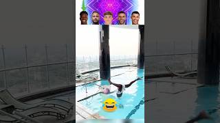 Footballers Crazy Water Jumping [upl. by Ardys]