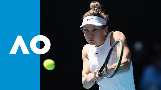 Elise Mertens vs Simona Halep  Match Highlights R4  Australian Open 2020 [upl. by Iver]