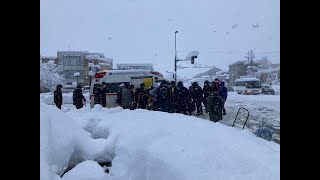 【新潟で記録的大雪】新潟市で43センチ積雪 交通障害など厳重警戒を [upl. by Illoh]