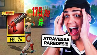 REAÃ‡ÃƒO DO FREITAS AO VER A NOVA ARMA QUE ATRAVESSA PAREDE na RANQUEADA DO FREE FIRE ðŸ˜±ðŸ”¥ [upl. by Barn836]