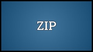 ZIP Meaning [upl. by Llenwahs]