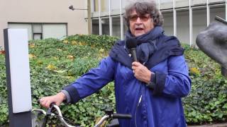 Loopfiets volwassenen City Van Raam getest door Dineke [upl. by Ahsirkal]