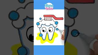 Brush your Teeth Kids Song 🌈 shorts nurseryrhymes kidssongs [upl. by Hi]