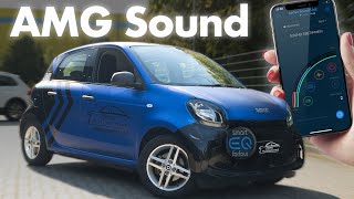 Elektro Smart mit AMGSound Soundmodul im Smart Forfour  Cete Automotive [upl. by Annait]