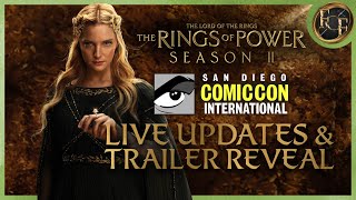 Rings of Power S2 COMICCON Hall H Panel LIVE UPDATES  TRAILER REVEAL [upl. by Dnamron]