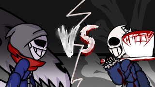 Dust sans VS Horror sans  PART 1 [upl. by Aimej]