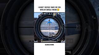 My M4 was on SINGLE mode😥 BGMI PUBGMOBILE 1V3 [upl. by Eckhardt]