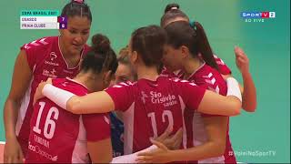 Copa Brasil de Vôlei Feminino 2021  Osasco x Praia Clube  Semifinal [upl. by Anirroc762]