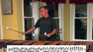 Bluecoats 2024 Front Ensemble Packet Marimba [upl. by Otsuj]