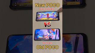 Old POCO 😈 vs New POCO vs POCO X6 PRO 💀 vs POCO M3  FREEFIRE TEST freefire shorts pocox6pro [upl. by Anayrb]