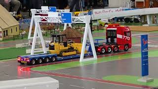 Modelshow Europe Ede 16 Maart 2024  MBVP papendrecht  RC Zwaartransport amp RC Grondverzet 1 [upl. by Richel]