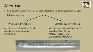 Fügetechniken bei Metallen  Schweißen Löten und Kleben [upl. by Guria]