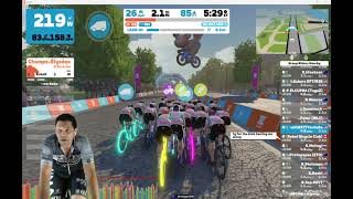 Zwift  Group Ride Standard  Stage 4  The Zwift Big Spin 2024 on Lutece Express in Paris [upl. by Adneram81]