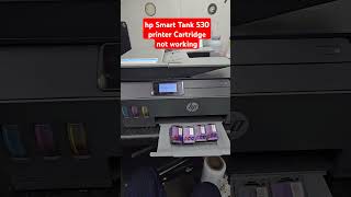 hp Smart Tank 530 printer Cartridge not working Allin One Color printer WiFi Mobile printer [upl. by Nadual]