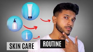 ඔයාගේ Face එක ලස්සනට තියාගන්නේ මෙහෙමයි  Skin care routine for men [upl. by Koziara441]