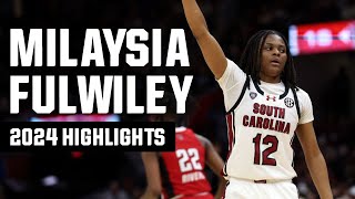 MiLaysia Fulwiley 2024 NCAA tournament highlights [upl. by Edwine]