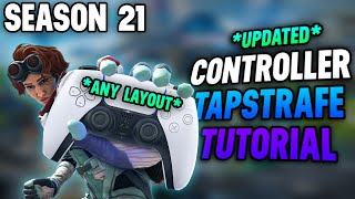 HOW TO TAPSTRAFE ON CONTROLLER IN S21 ANY LAYOUT [upl. by Aihsei]