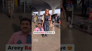 Areey Babita Ji Aa Gye😍 babitaji jethalal tarakmehtakaultachashma tmkoc dilipjoshi munmundutta [upl. by Chesney]