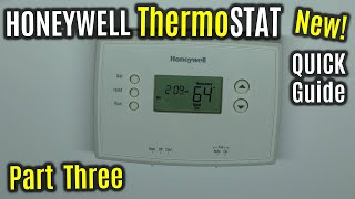 HONEYWELL Home T1 Guide  Basic Manual Digital Thermostat  So SIMPLE amp EASY to use [upl. by Ynohtnaed]