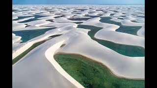 Lencois Maranhenses Drone HD [upl. by Annayat32]