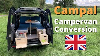 Campal campervan conversion  Use car as campervan Official video  Explanation of all functions [upl. by Hanschen]