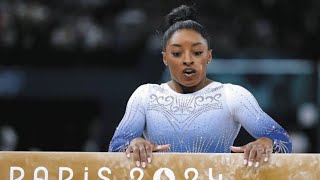 米国シモーネ・バイルズ、平均台で落下…金ならず 「絶対女王も落下するんだなと」内村航平さん驚き【パリオリンピック・体操女子】 [upl. by Noitsirhc]