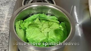 BLANCHING OF SPINACH  पालक की बलांचिंग  कैसे और क्यों  MY FOOD MY MOOD [upl. by Anotal681]