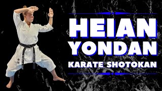 Série Kata  Heian Yondan  Karate Shotokan [upl. by Anthia]