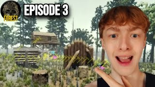 Building Defenses amp Crafting Tools  The Forest Blind Playthrough Ep3 [upl. by Bozovich]