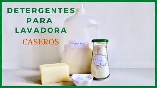 Cómo hacer DETERGENTE ECOLÓGICO CASERO PARA LAVADORA 💚en polvoen gel [upl. by Andee]