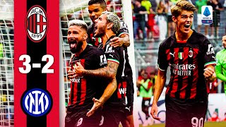 LeãoGiroudLeão and the derby is ours  AC Milan 32 Inter  Highlights Serie A 202223 [upl. by Marmaduke763]