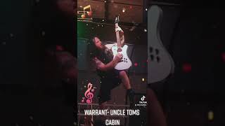 Some warrant Uncle Toms Cabin solo guitar guitarcover guitarsolo guitarist hairmetal [upl. by Halyk]