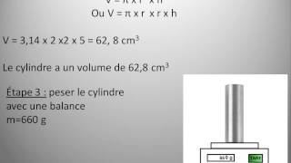 methodo mesurer 1cm3 metal [upl. by Kannav399]