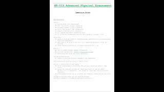 IMMERSION NOTES NR509 NR 509 LATEST 20232024 ADVANCED PHYSICAL ASSESSMENT CHAMBERLAIN [upl. by Best]