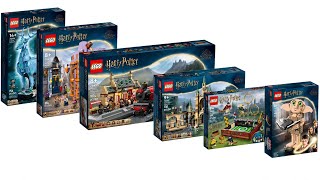 LEGO Harry Potter Hogwarts Castles Combined Every 20212022 Set [upl. by Edny880]