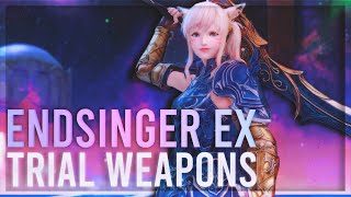 Every Endsingers Aria Extreme Trial Weapon  Every Class Weapon Showcase  FFXIV [upl. by Ythomit]