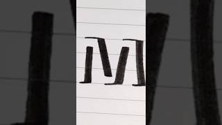 M in 3d writing 3dwriting shorts [upl. by Maure]