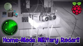 Electronic Military Radar Model  Raspberry Pi [upl. by Airoled]