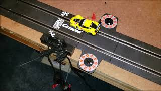 Carrera GO 143 Scale Slot Car Custom Track Layout and Multi Level quotLquot Shape Table Build [upl. by Nednil]