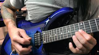 Terminal Velocity John Petrucci  Intro Riff Fast amp Slow 🎸 [upl. by Aikemat]